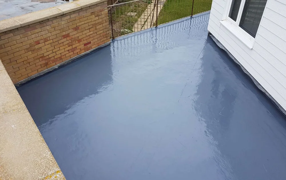 Balkona bezšuvju hidroizolācijas pārklājums